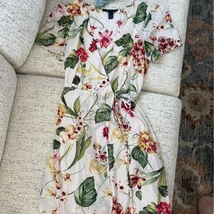 Forever 21 Floral Wrap Dress - Multicolor